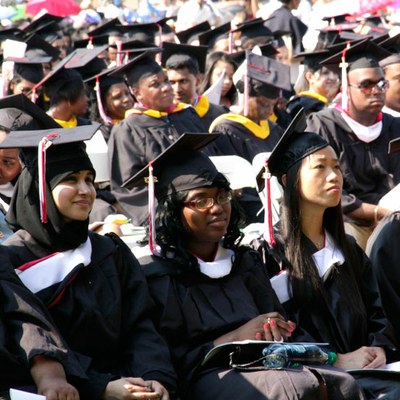 York College Students at Graduation Ceremony (Photo from york.cuny.edu)