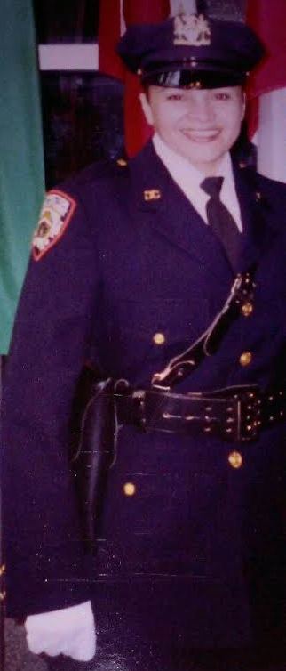 - This photo was taken the day Sandra Rodriguez was recognized as the first female Company Commander in the history of NYC Correction Department in 1984. PHOTO BY SANDRA RODRIGUEZ